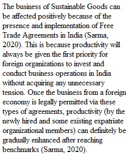 M2A1 Final Project Milestone One Trade Agreement Impacts